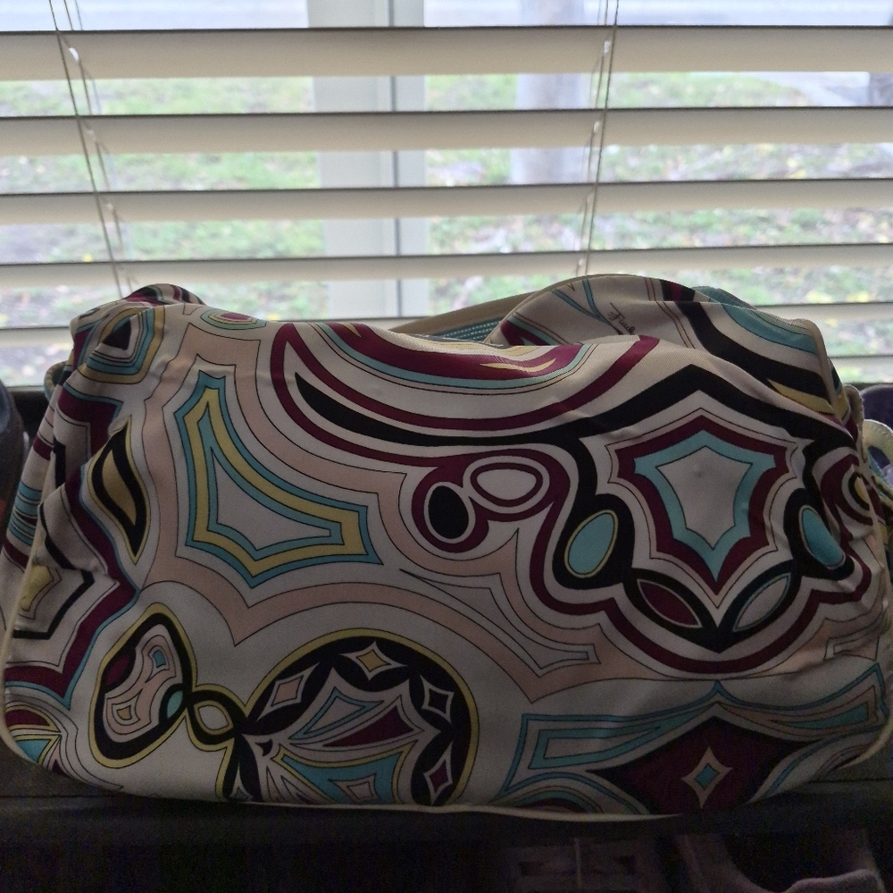 Emilio Pucci Vibrant Geometric Shoulder Bag - Picture 8 of 12